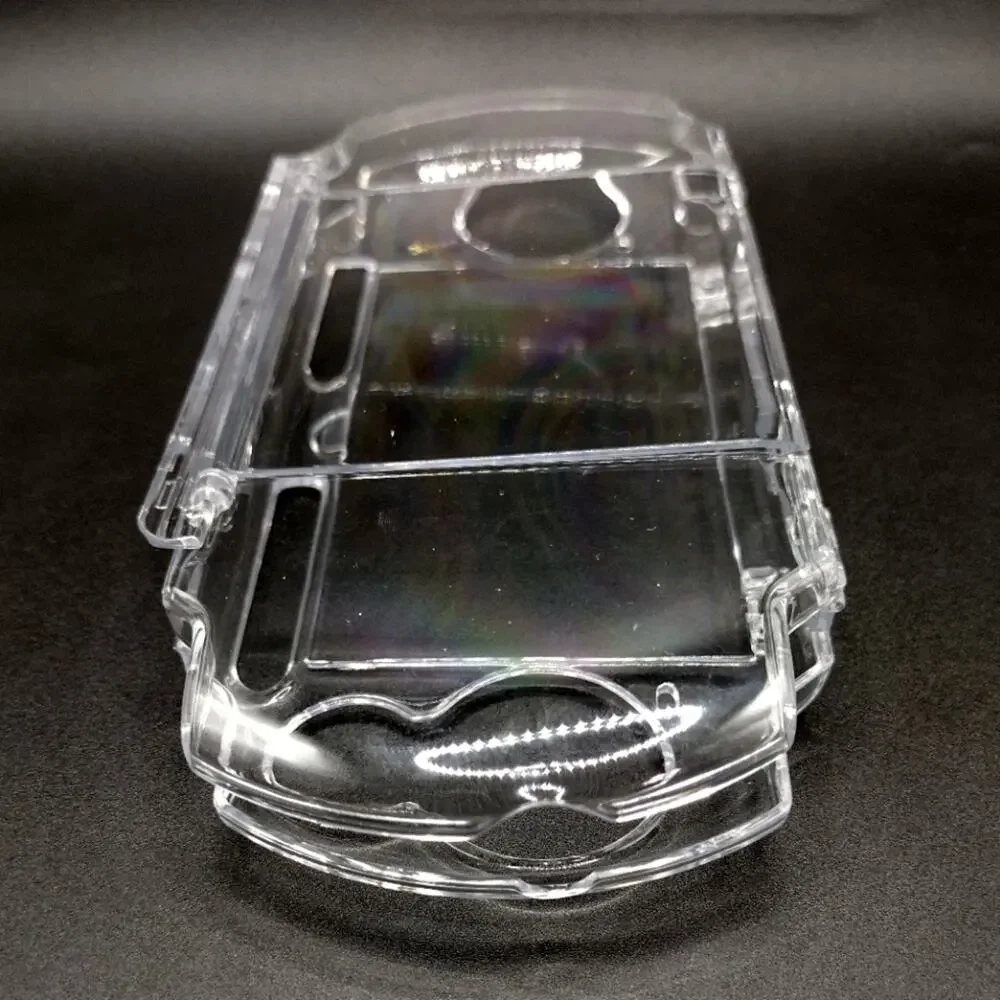 PlayStation PSP 2000 & 3000 Clear Case Protective Clamshell Hard Shell NEW!